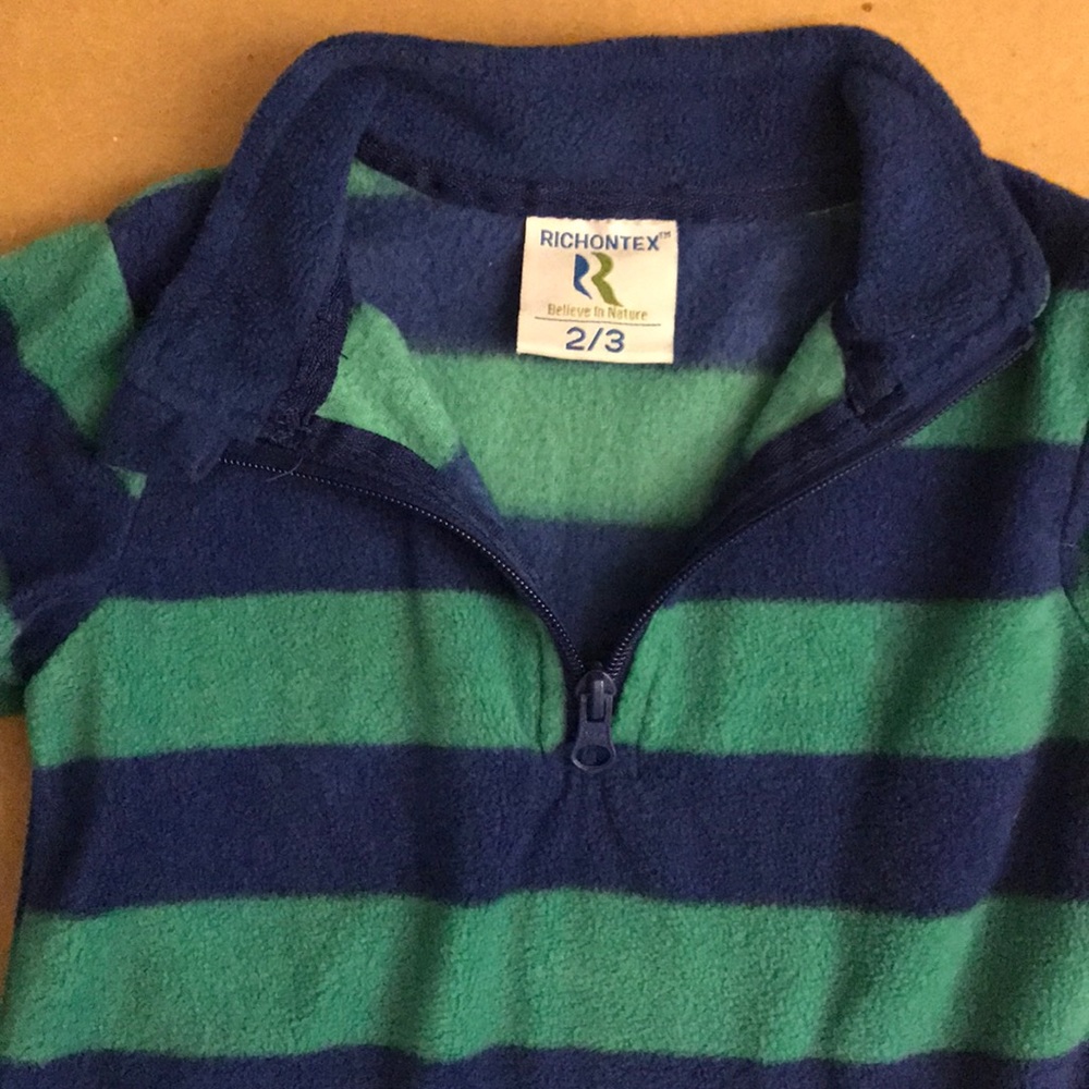Fleece zip pullover - Picture 2 of 2